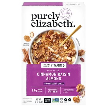 Purely Elizabeth Cinnamon Raisin Almond Superfood Cereal
