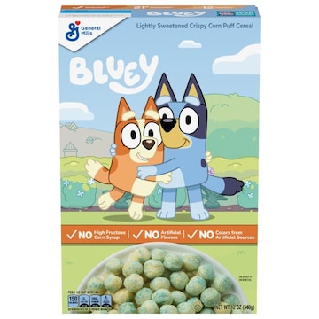 General Mills Bluey Corn Puff Cereal