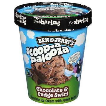 Ben & Jerry's Scoop-apalooza Chocolate & Fudge Swirl Ice Cream