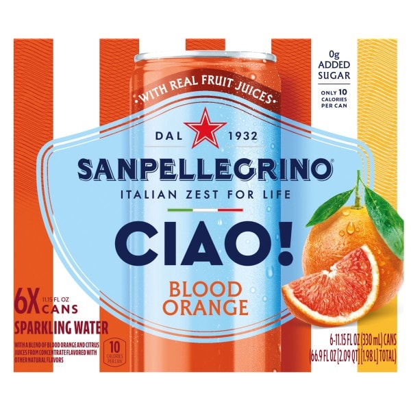 S.Pellegrino Ciao! Blood Orange Sparkling Water | Publix Super Markets