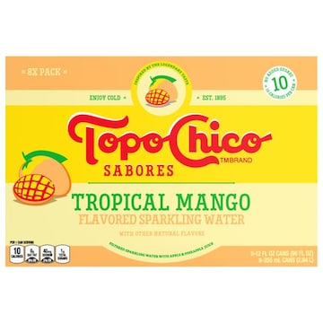 Topo Chico Tropical Mango Flavored Sparkling Water