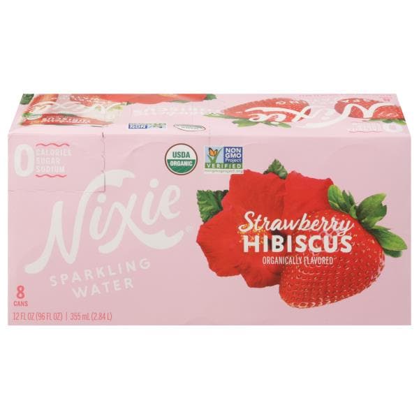Nixie Sparkling Water, Strawberry Hibiscus | Publix Super Markets