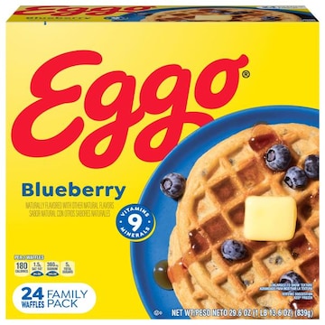 Eggo Frozen Waffles Blueberry, Frozen Breakfast