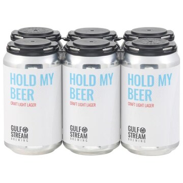 Gulf Stream Brewing Beer, Craft Light Lager, Hold My Beer