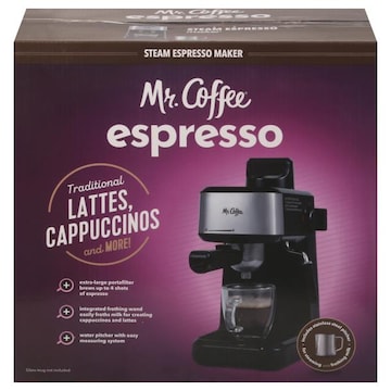 Mr. Coffee Espresso Maker, Steam