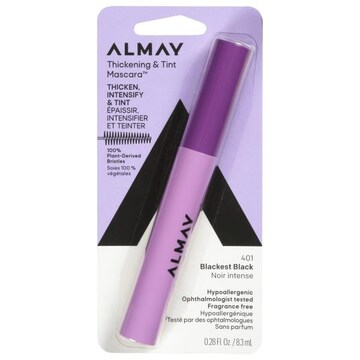 Almay Mascara, Thickening & Tint, 401 Blackest Black