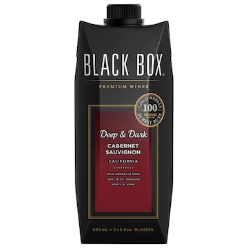 Black Box Cabernet Sauvignon Deep and Dark Red Wine 500ml Tetra
