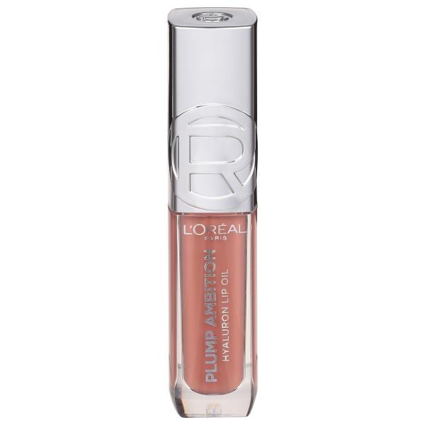 L'Oreal Paris Lip Oil, Hyaluron, Plump Ambition, 641 Latte Glace