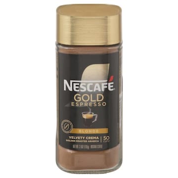 NESCAFÉ Gold Espresso Blonde Velvety Crema Golden Roasted Arabica Instant Coffee