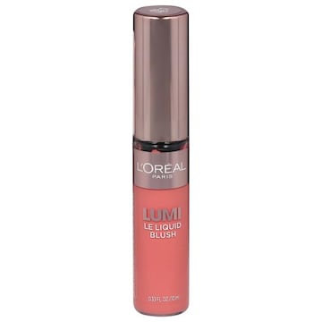 L'Oreal Paris Le Liquid Blush, Lumi, 605 Dewy Bright Pink