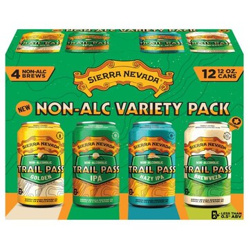 Sierra Nevada Brewing Co. Trail Pass Variety, Non-Alcoholic Beer