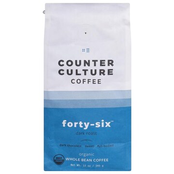 Counter Culture Coffee, Organic, Whole Bean, Dark Roast, Forty-Six