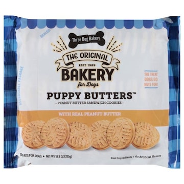 Three Dog Bakery Treats for Dogs, Puppy Butters, The Original