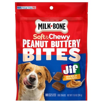 Milk-Bone Soft & Chewy Peanut Buttery Bites Dog Snacks