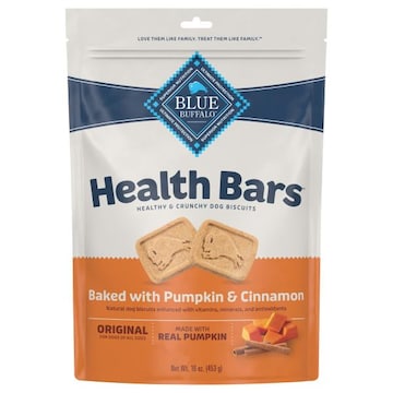 Blue Buffalo Blue Health Bars Dog Biscuits, Baked with Pumpkin & Cinnamon, Original