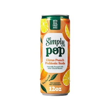 Simply Pop  Pop Prebiotic Soda Citrus Punch Drink
