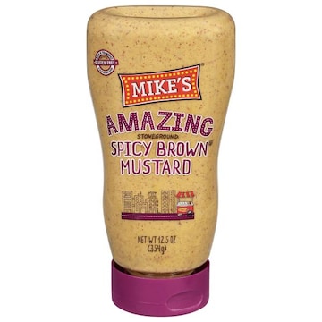 Mike's Amazing Spicy Brown Stoneground Mustard