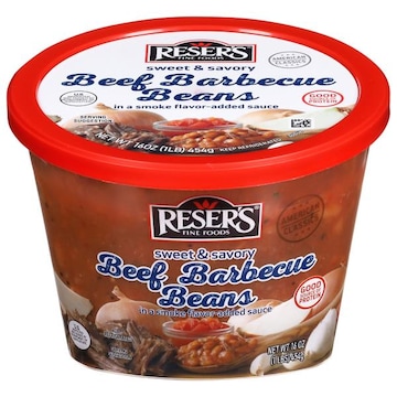 Reser's Sweet & Savory Beef Barbecue Beans in a Smoke Flavor-Added Sauce