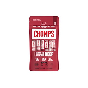 Chomps Medium Smoky BBQ Seasoned Beef Sticks
