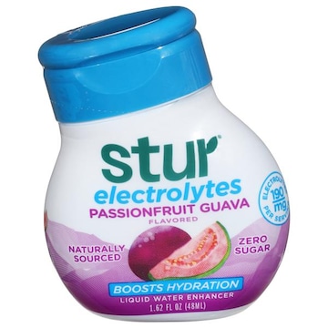 Stur Liquid Water Enhancer, Zero Sugar, Electrolytes, Passionfruit Guava Flavored