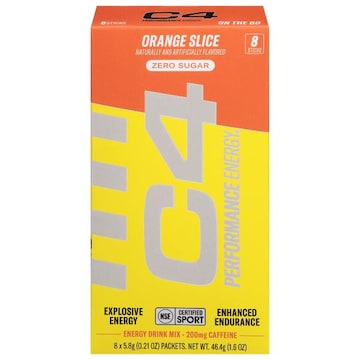 C4 Performance Energy Energy Drink Mix, Zero Sugar, Orange Slice