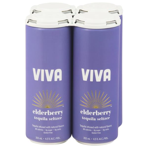 Viva Tequila Seltzer, Elderberry | Publix Super Markets