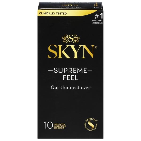 Skyn Condoms, Non-Latex, Lubricated, Supreme Feel | Publix Super Markets Skyn Condoms, Non-Latex, Lubricated, Supreme Feel | Publix Super Markets