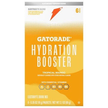 Gatorade Electrolyte Drink Mix, Tropical Mango, Hydration Booster