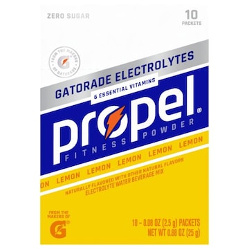 Propel Zero Sugar Lemon Electrolyte Water Beverage Mix