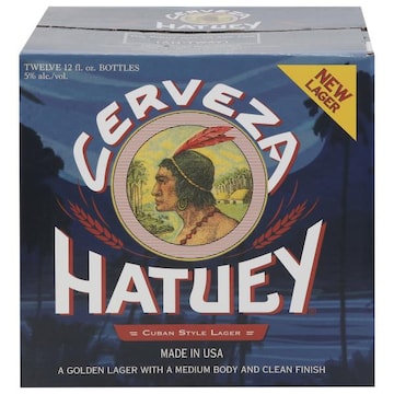Cerveza Hatuey 12pk, Beer