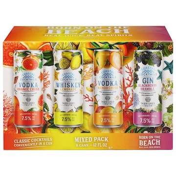 Coastal Cocktails Classic Cocktails, Assorted, Mixed Pack