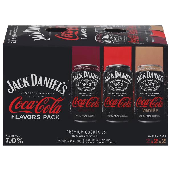 Jack Daniel's Cocktail, Premium, Flavors Pack, Assorted | Publix