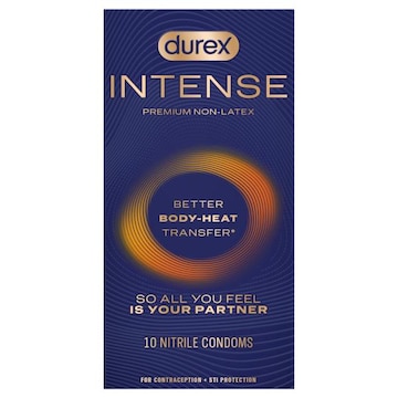 Durex Intense Premium Non-Latex Nitrile Condoms
