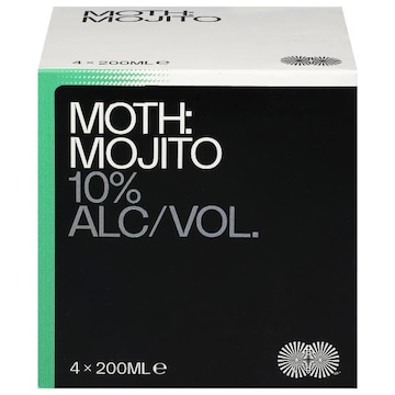 MOTH Mojito Rum, Mint, Lime, Soda 10% Vol.