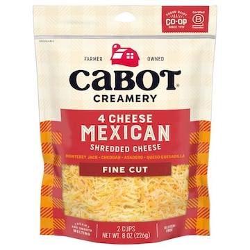 Cabot Creamery 4 Cheese Mexican Shredded Cheese