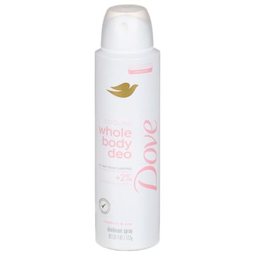 Dove Deodorant Spray, Whole Body, Cooling, Raspberry & Rose