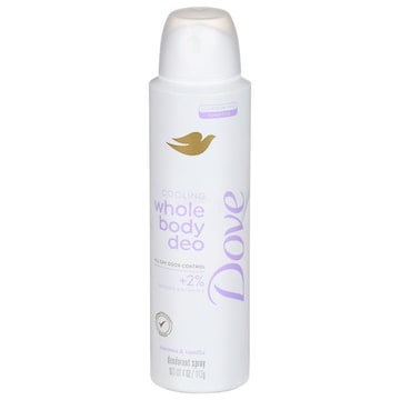 Dove Deodorant Spray, Whole Body, Cooling, Coconut & Vanilla