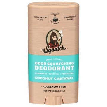 Dr. Squatch Aluminum Free Men's Natural Odor Squatching Deodorant