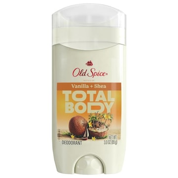 Old Spice Total Body Notes of Vanilla + Shea Deodorant