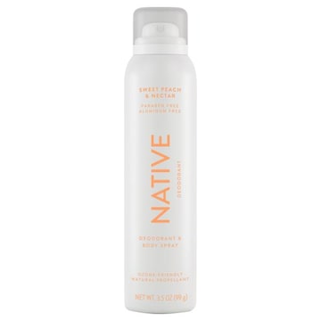 Native Sweet Peach & Nectar Deodorant & Body Spray