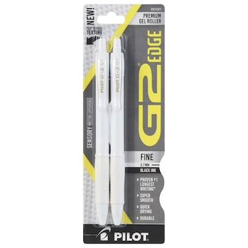 Pilot G2 Edge Gel Roller, Premium, Fine, Black Ink
