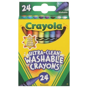 Crayola Crayons, Washable, Ultra-Clean, Nontoxic