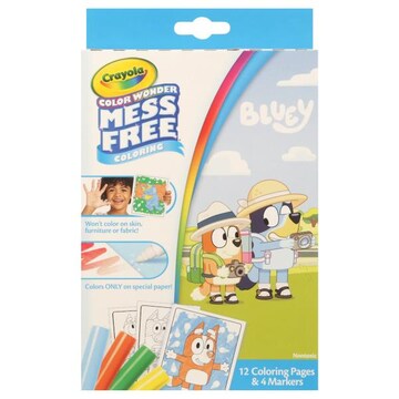 Crayola Coloring Pages & Markers, Bluey