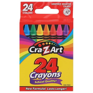 Cra-Z-Art Crayons, 24 Colors