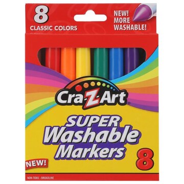 Cra-Z-Art Markers, Super Washable, Classic Colors