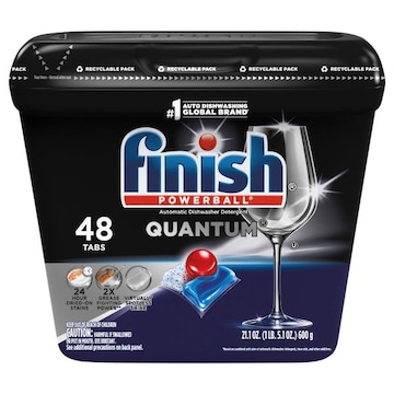 Finish Powerball Dishwasher Detergent, Automatic, Quantum