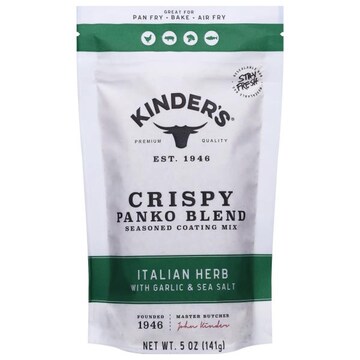 Kinder's Coating Mix, Italian Herb with Garlic & Sea Salt, Seasoned