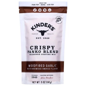Kinder's Coating Mix, Woodfired Garlic with Hardwood Smoked Flavor, Seasoned