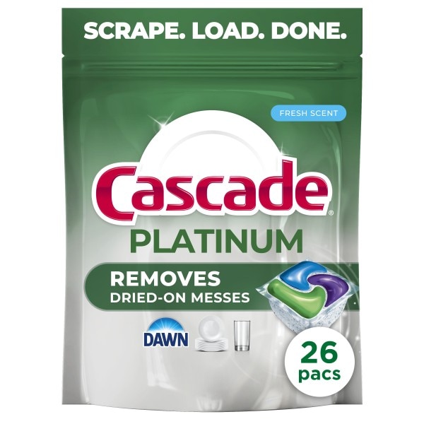 Cascade Cascade Platinum Dishwasher Detergent Fresh, 26ct | Publix
