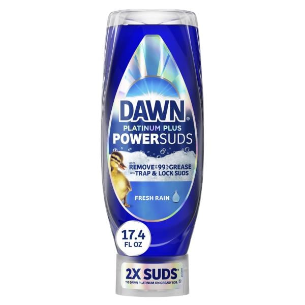 Dawn Dawn Platinum Plus PowerSuds Dish Soap, 17.4 oz. EZ-Squeeze